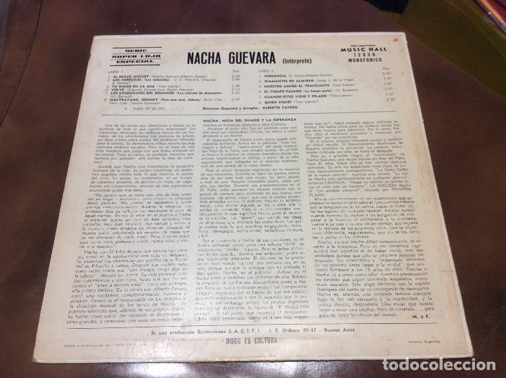 Discos de vinilo: NACHA GUEVARA - ORIGINAL ARGENTINA - - Foto 2