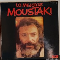Discos de vinil: LO MEJOR DE MOUSTAKI. Lote 207284648
