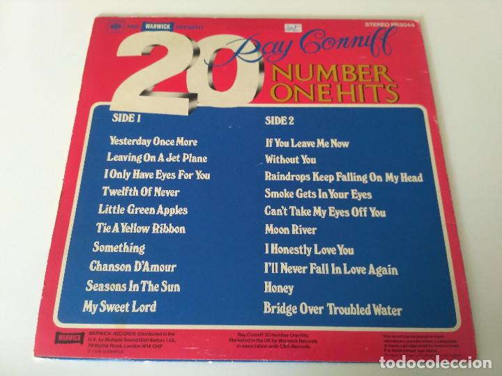 Discos de vinilo: Ray Conniff - 20 Number One Hits (LP, Comp) - Foto 2