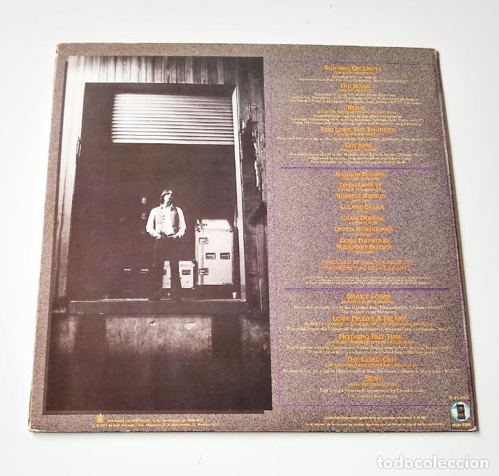 Discos de vinilo: JACKSON BROWNE. RUNNING ON EMPTY. LP - Foto 2