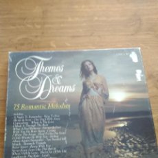 Discos de vinilo: THEMES & DREAMS / 75 ROMANTIC MELODIES / CAJA 4 LP