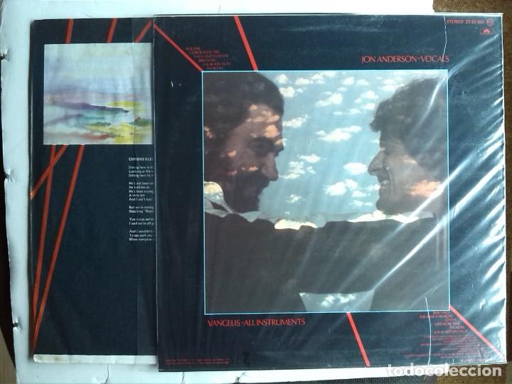 Discos de vinilo: JON & VANGELIS - SHORT STORIES 1980 - Foto 2