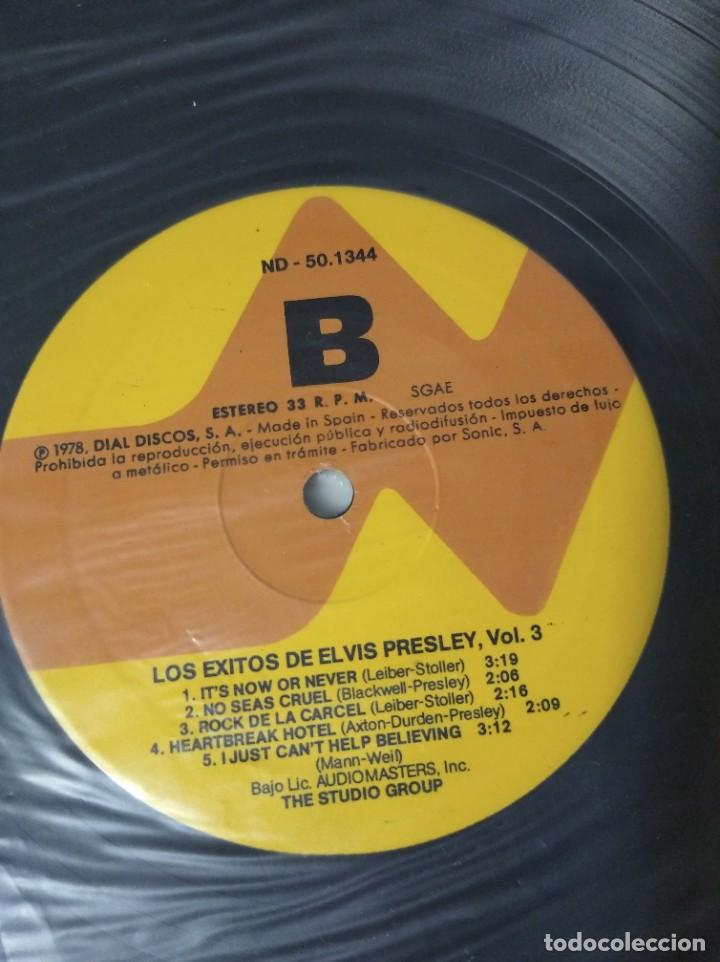 Discos de vinilo: STUDIO GROUP - ELVIS PRESLEY - LOS EXITOS VOL.3 - DIAL DISCOS 1978 - Foto 2