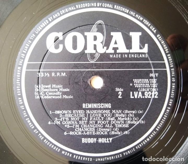 Discos de vinilo: BUDDY HOLLY. REMINISCING. LP. CORAL - Foto 2