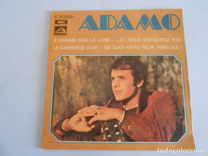 Discos de vinilo: EP ADAMO - A DEMAIN SUR LA LUNE + 3 - - Foto 1