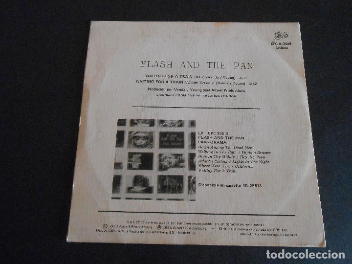Discos de vinilo: FLASH AND THE PAN. SINGLE - WAITING FOR A TRAIN - WAITING FOR A TRAIN - 1983 - Foto 2