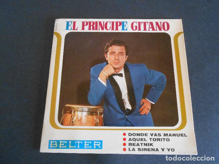 Discos de vinilo: EL PRINCIPE GITANO - DONDE VAS MANUEL +3 - 1968 - Foto 1