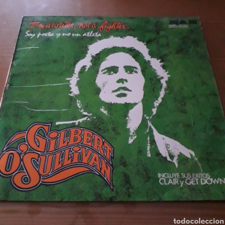 Discos de vinilo: Disco de Vinilo (LP) Gilbert OSullivan &rdquo;Im A Writer, Not A Fighter&rdquo; - Foto 1