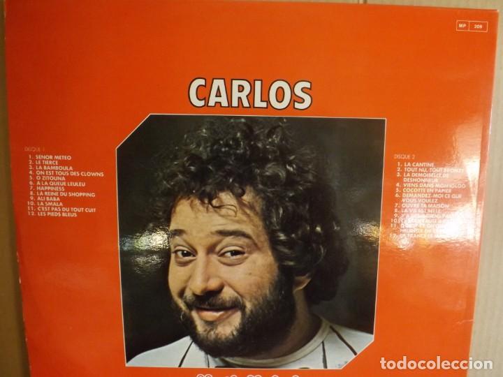 Discos de vinilo: CARLOS ---- ENREGISTREMENTS ORIGINAUX - Foto 2