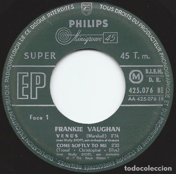 Discos de vinilo: Venus - Frankie Vaughan / Shirley Bassey - Foto 3