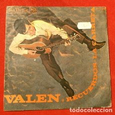 Discos de vinilo: * VALEN (SINGLE 1968) RECUERDOS - LA CARRETA