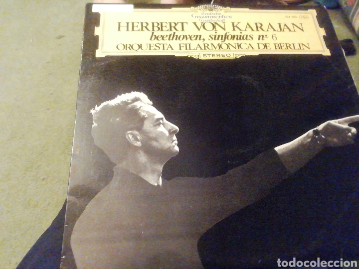 Discos de vinilo: Beethoven. Sinfon&iacute;a n&uacute;mero 6. Karajan - Foto 1