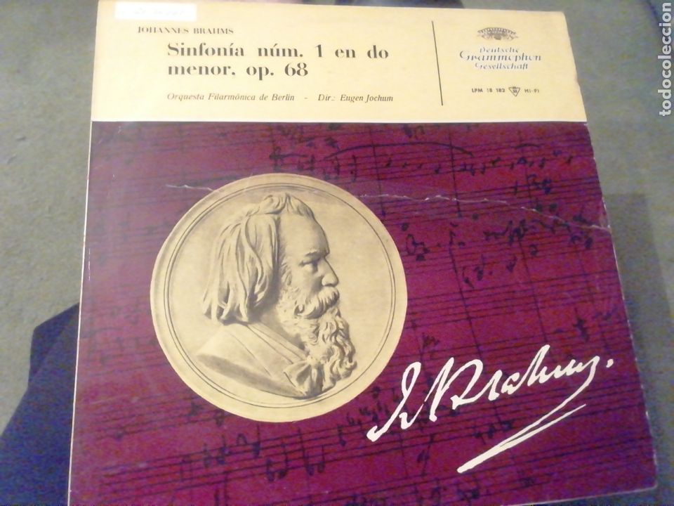 Discos de vinilo: Brahms. Sinfon&iacute;a n&uacute;mero 1. Vinilo. - Foto 1