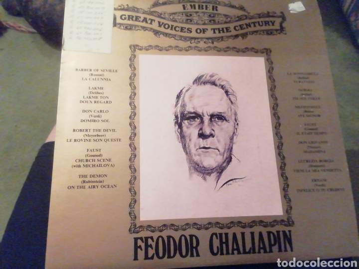 Discos de vinilo: Feodor Chaliapin. vinilo. varias piezas. - Foto 1