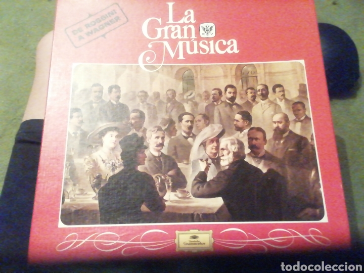 Discos de vinilo: La gran m&uacute;sica. De Rossini a Wagner. 4 discos.