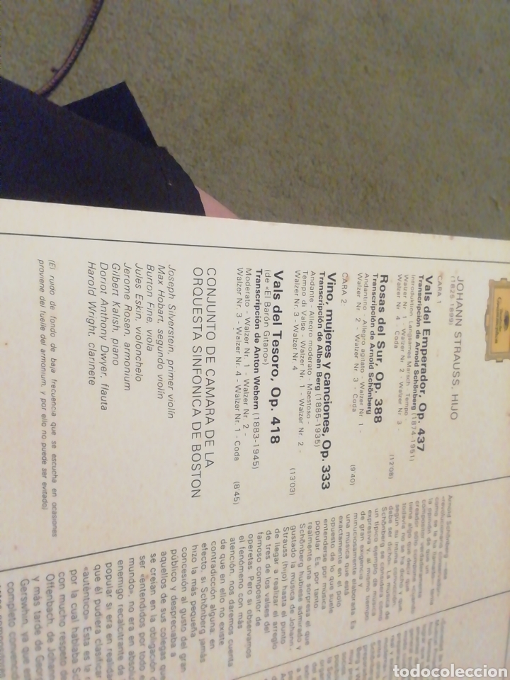 Discos de vinilo: Johann Strauss. Valses. Vinilo. - Foto 2