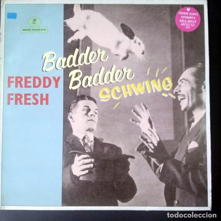 Discos de vinilo: LP- MAXISIGLE - FREDDY FRESH - BADER BADER SCHWING - - Foto 1