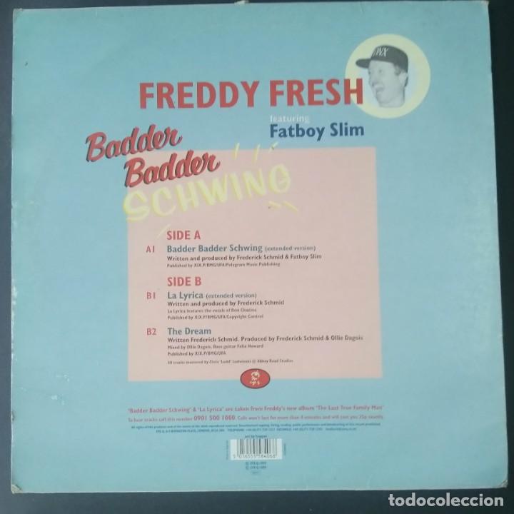Discos de vinilo: LP- MAXISIGLE - FREDDY FRESH - BADER BADER SCHWING - - Foto 2