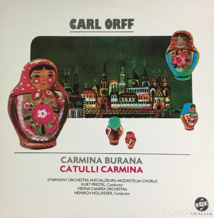 Discos de vinilo: CARL ORFF - CARMINA BURANA - Foto 1