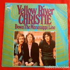 Discos de vinilo: ^ CHRISTIE (SINGLE NUEVO 1970 ED. SPAIN 1984) YELLOW RIVER (RIO AMARILLO) DOWN THE MISSISSIPPI LINE