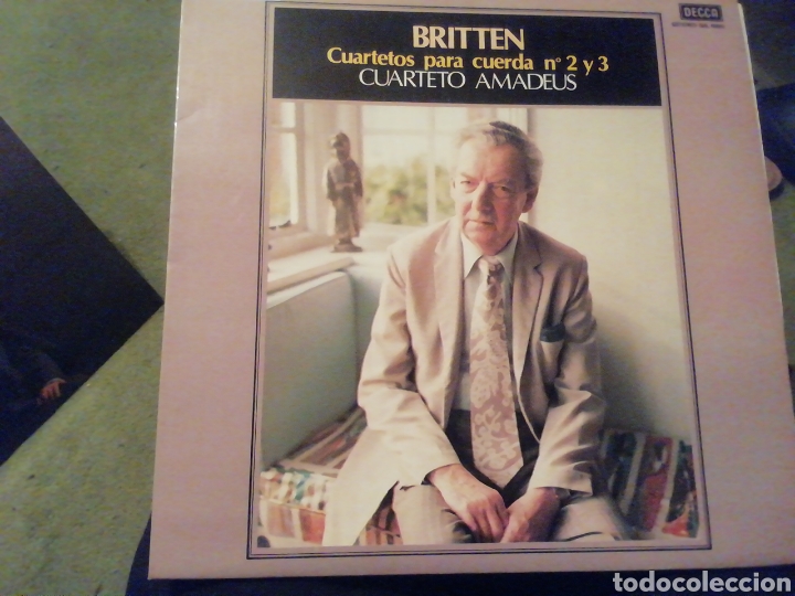 Discos de vinilo: Britten. Cuartetos para cuerda 2 y 3. Vinilo. - Foto 1
