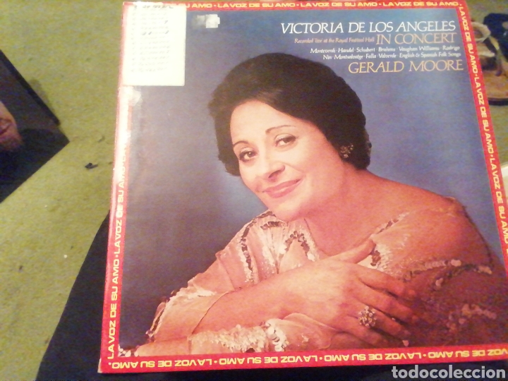 Discos de vinilo: Victoria de los &Aacute;ngeles. Gerald Moore. vinilo - Foto 1
