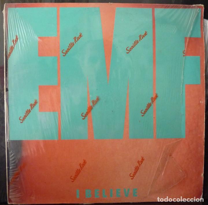 Discos de vinilo: EMF // I BELIEVE // 1991 // MAXI SINGLE - Foto 1