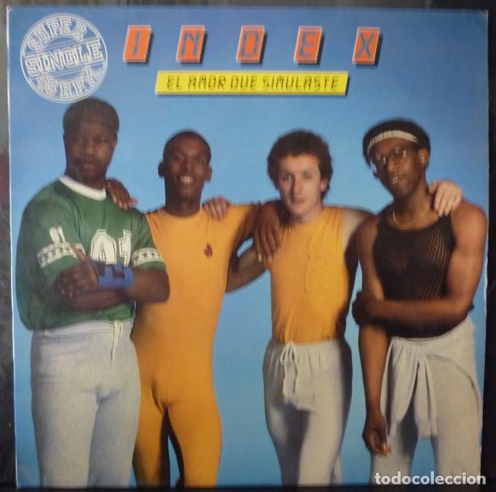 Discos de vinilo: INDEX // EL AMOR QUE SIMULASTE // 1992 // MAXI SINGLE - Foto 1
