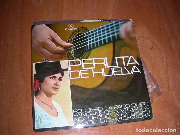 Discos de vinilo: EPS VINILO PERLITA DE HUELVA , 4 TEMAS - Foto 1