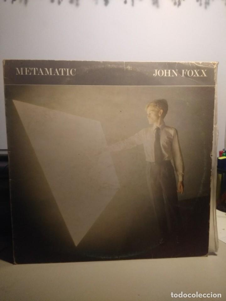 Discos de vinilo: LP JOHN FOXX : METAMATIC - Foto 1