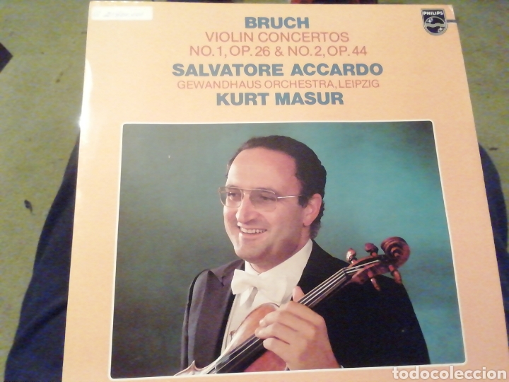 Discos de vinilo: Brunch. Conciertos para violin. Kurt Masur. Vinilo - Foto 1