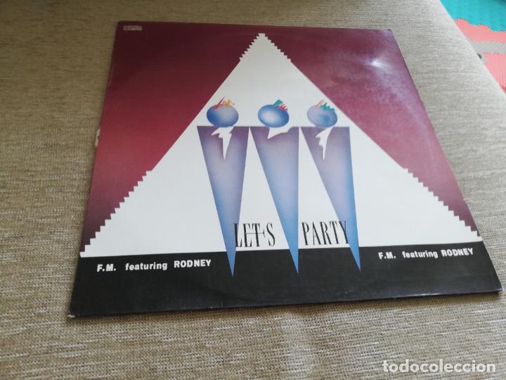 Discos de vinilo: F. M. featuring rodney-lets party. maxi espa&ntilde;a - Foto 1