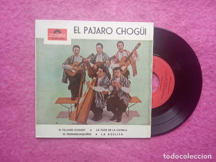 Disques de vinyle: EP LOS AMIGOS DEL AMAMBAY - El P&aacute;jaro Chog&uuml;&iacute; +3 - 20 698 EPH - SPAIN (EX-/NM)