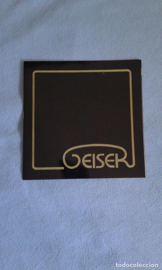 Discos de vinilo: CUADR&Iacute;PTICO ORQUESTA GEISER - 22X22 CM.- BUEN ESTADO - Foto 1