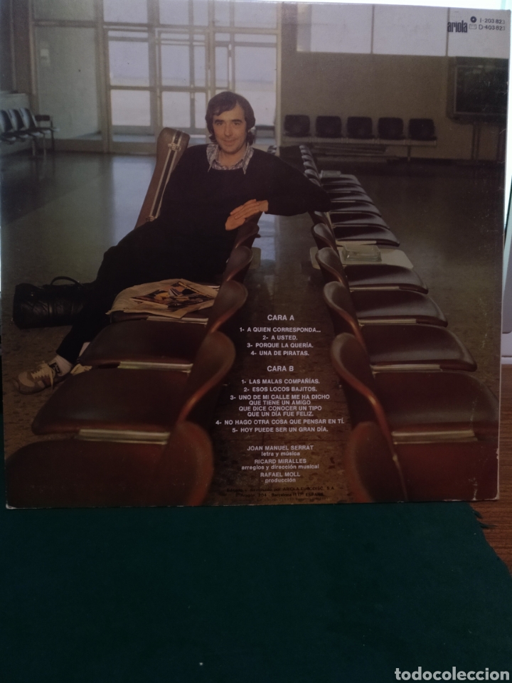 Discos de vinilo: Serrat. En tr&aacute;nsito. - Foto 2