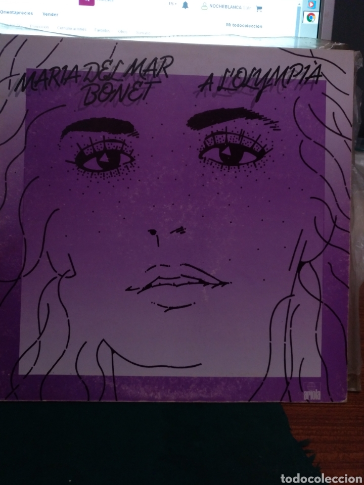 Discos de vinilo: Mar&iacute;a del Mar Bonet a l olympia - Foto 1