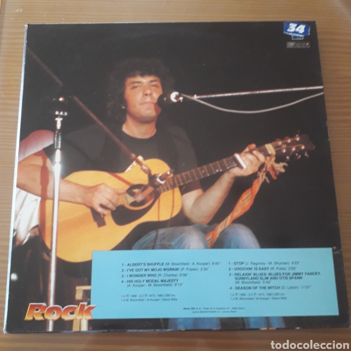 Discos de vinilo: Disco de Vinilo (LP) (Promocional) Mike Bloomfield &rdquo;Rock&rdquo; - Foto 2