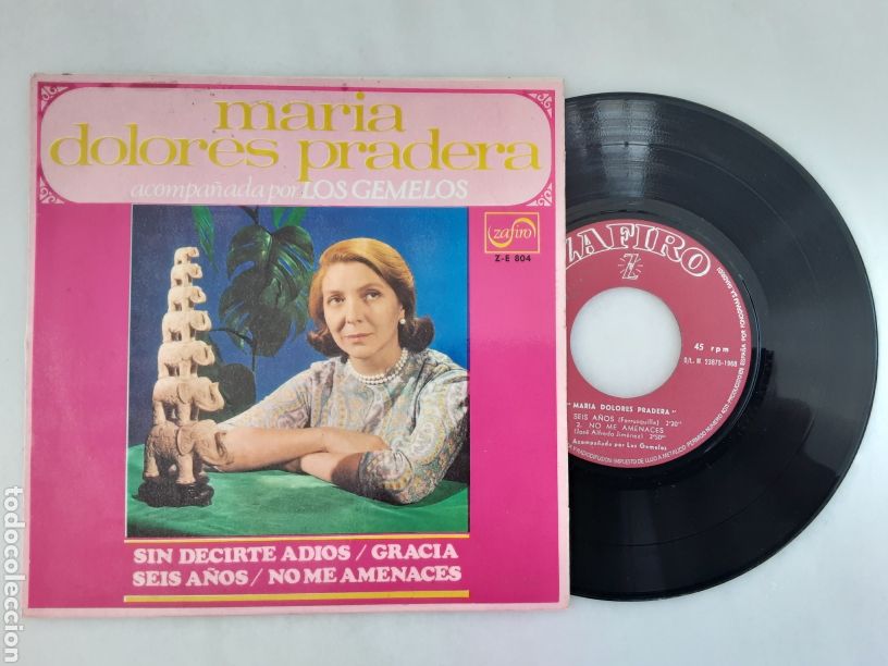 Discos de vinilo: Maria Dolores Pradera Ep sin decirte adios +3 - Foto 1