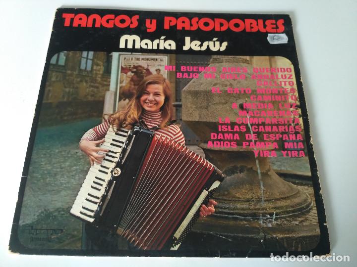 Discos de vinilo: Mar&iacute;a Jes&uacute;s &lrm;&ndash; Tangos y Pasodobles - Foto 1