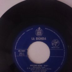 Discos de vinilo: SINGLE - LA BIONDA - AÑO 1979 -VER FOTOS