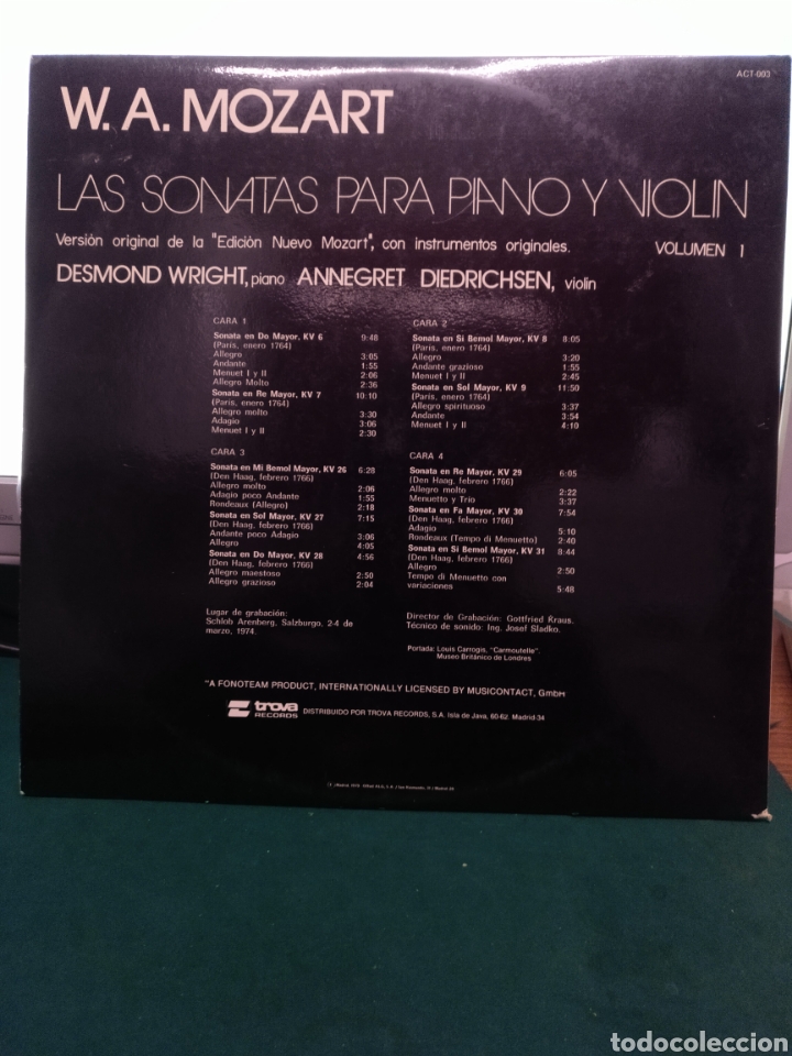 Discos de vinilo: Mozart - Foto 2
