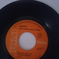 Discos de vinilo: SINGLE - JEANETTE - AÑO 1981 -VER FOTOS. Lote 207787706