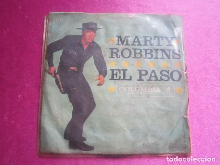 Discos de vinilo: EL PASO MARTY ROBBINS SINGLE - Foto 1