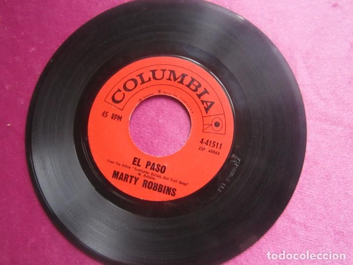 Discos de vinilo: EL PASO MARTY ROBBINS SINGLE - Foto 3