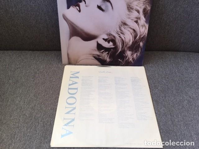 Discos de vinilo: MADONNA TRUE BLUE EDICI&Oacute;N EXTRANJERA - Foto 4