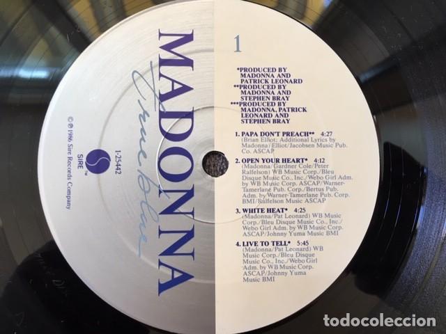 Discos de vinilo: MADONNA TRUE BLUE EDICI&Oacute;N EXTRANJERA - Foto 5