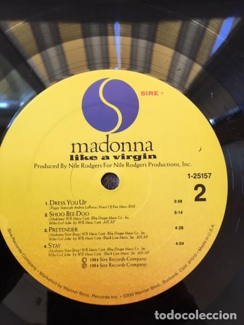 Discos de vinilo: MADONNA LIKE A VIRGIN EDICI&Oacute;N EXTRANJERA - Foto 6