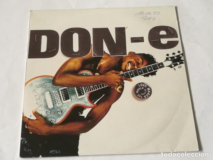 Discos de vinilo: DON-E - Love Makes The World Go Round - 1992 - Foto 1