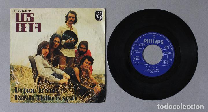 Discos de vinilo: LOS BETA// UN POCO DE AMOR// SINGLE//1973// PHILIPS - Foto 3