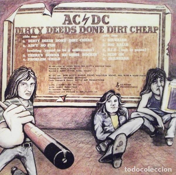 Discos de vinilo: AC/DC &ndash; Dirty Deeds Done Dirt Cheap -LP- - Foto 2